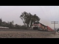 Union Pacific 2KG2LB With UP 1996 and 1995 in West Colton, CA 12-21-09