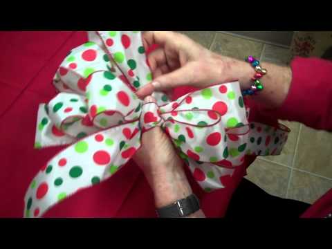 how to make xmas bows