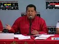 Chávez llama a la tranquilidad a ahorristas Banco Venezuela