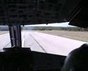 ATR42 Cockpit view Touchdown in Ouvea New Caledonia