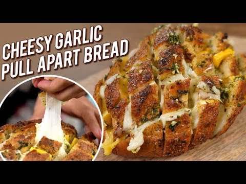 Pull Apart Cheesy Garlic Bread – Quick & Easy Garlic Bread – Bhumika Bhurani