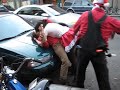 drunk chicks at santacon!