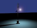200 Watt Hybrid Street Light With Turbine