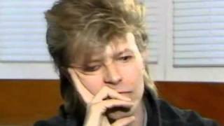 David Bowie talks to Newsnight's Wesley Kerr in a brief item marking his 1987 Glass Spider tour.