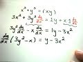 Using Implicit Differentiation - Extra Examples Using Implicit Differentiation - Extra Examples