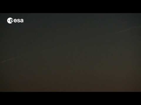 atmosphere - Video footage of GOCE reentering the atmosphere taken by Bill Chater in the Falklands at 21:20 local time on 11 November 2013. After more than four years map...