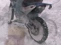 Dirtbiking In The Snow
