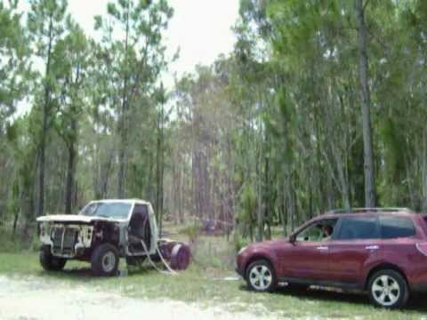 Subaru forester removing f250 cab