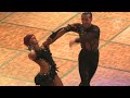 Pavel Pasechnik - Francesca Berardi, ITA, dancing the final of the 2011 WDSF World DanceSport Championship Latin in Singapore.