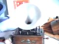 Edison-Bell phonograph from 1905, Albert Benzler cylinder'07