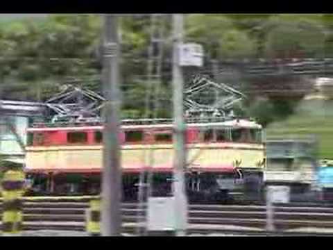 西武鉄道E31電気機関車横瀬駅構内