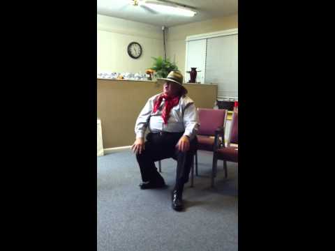 Pastor Paul Dickson served Cajun style
