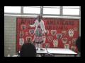 Makele Clemmons performs a speech entitled \"One Minute Monologue\" Makele Clemmons performs a speech entitled \"One Minute Monologue\"