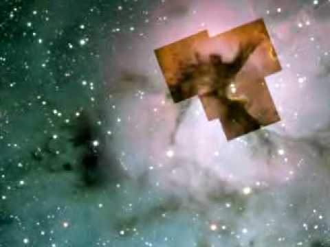 NGC 6514 Trifid Nebula, zooms into ...