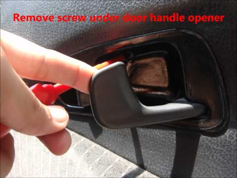 how to remove civic eg door