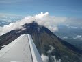 Fying over Mayon