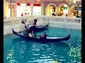 Gondola boatsmen at the Venetian Macau