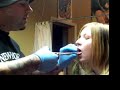 Charity Getting Her Tongue Pierced