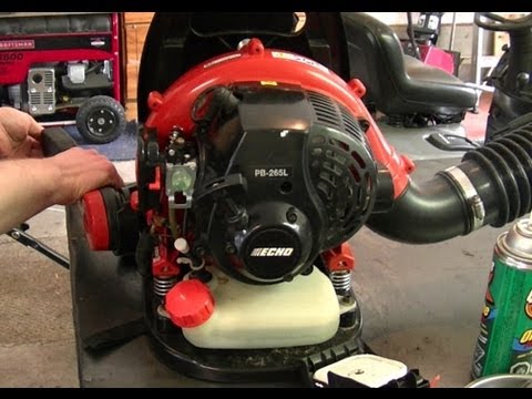 how to rebuild leaf blower carb