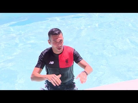 LFC Legends take ice bath challenge LFC Legends take ice bath challenge