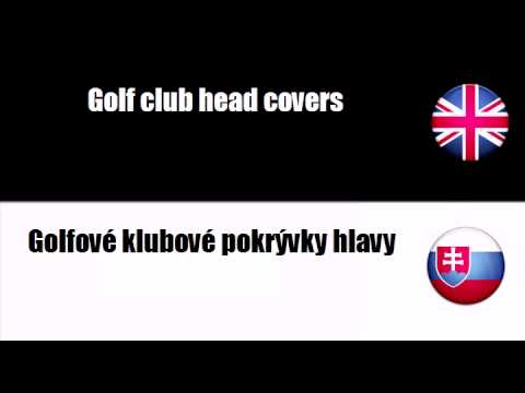 ENGLISH SLOVAK   Golf equipment