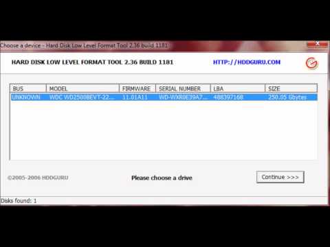how to low level format a usb