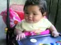 Lia on her swing
