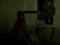 Janae presenting her Art