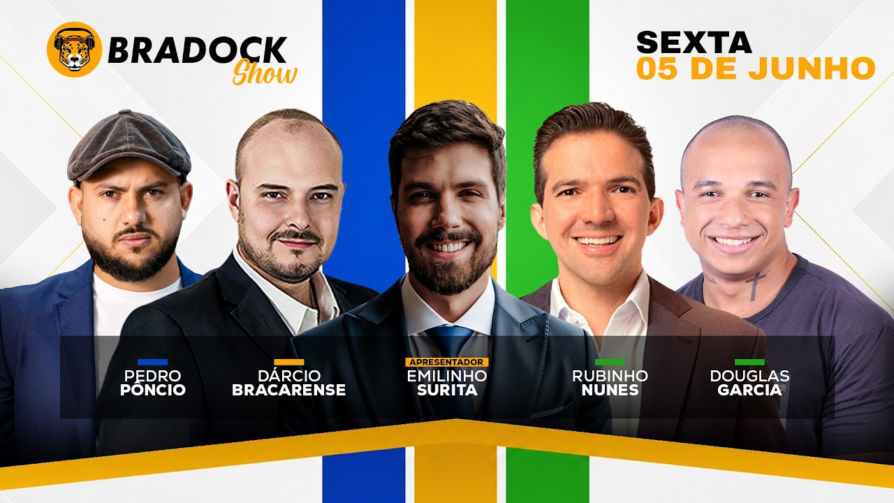 Bradock Show 05/06/26- Emilinho Surita, Dárcio Bracarense, Pedro Pôncio e Douglas Garcia