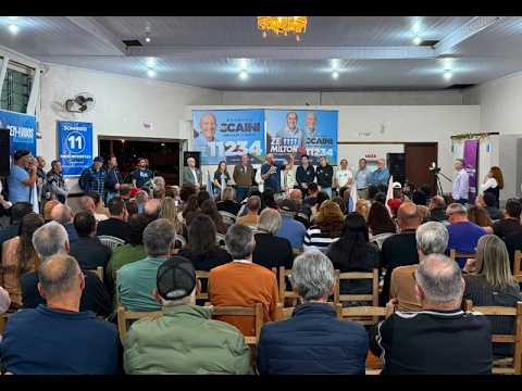  Sombrio recebe o lançamento das candidaturas de José Milton Scheffer e Evandro Scaini