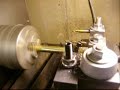 This is a home made lathe. The conversion I did wasn't giving me the best results. This one is far more accurate and will last a long time. It does a very precise job of making my parts.