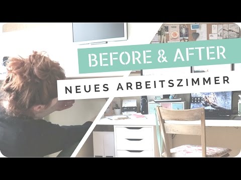 DIY // Projekt Arbeitszimmer 2017 - Vorher/Nachher