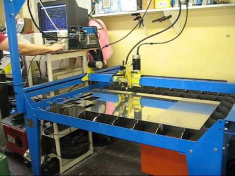 plasmacam - Check us at www.BrilliantDesignOnline.com This project is cutting out cylinder head baffles for an aircraft IO-540 from 2024-T3 0.040