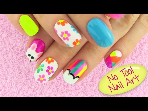 DIY Nail Art Without any Tools! 5 Nail Art Designs - DIY Projects