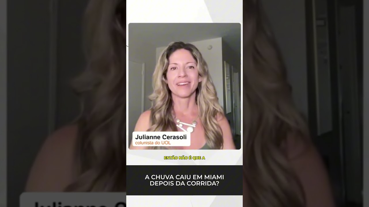 MAS AFINAL, CHOVEU EM MIAMI DEPOIS DO FINAL DA CORRIDA DA F1?