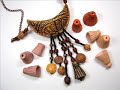 an informative and concise look at forming a hollow clay bead and then trans-forming it into a pair of bell-shaped tassel focal beads.