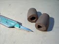 an informative and concise look at forming a hollow clay bead and then trans-forming it into a pair of bell-shaped tassel focal beads.