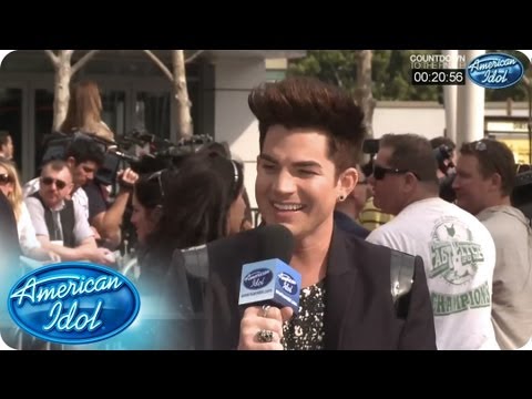 Adam Lambert at the Finale Pre-Show - AMERICAN IDOL SEASON 12