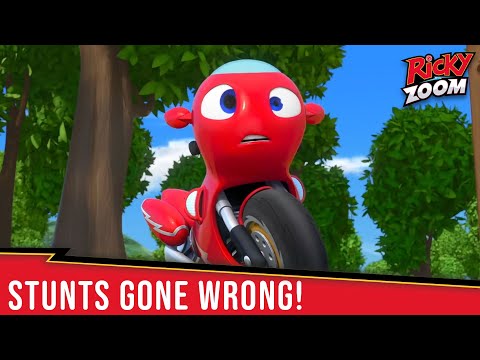 ⚡ Ricky Zoom ⚡| Stunts Gone Wrong! | New Compilation | Cartoons for Kids