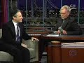 jon stewart on letterman part 1