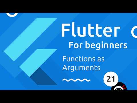 Flutter Tutorial for Beginners #21 - Functions as Parameters
