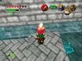 Hyrule Moat Skip With a Bomb