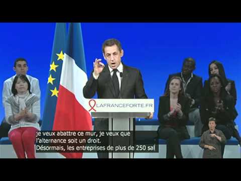 Discours de Nicolas Sarkozy