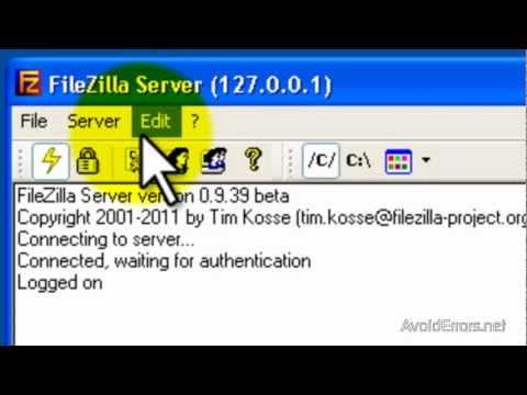 how to define ftp server