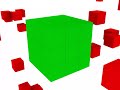 Cubes exploding Cubes exploding