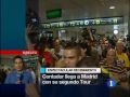 Alberto Contador llega a España entre multitudes