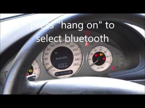 how to bluetooth mercedes
