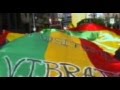 Bandeirão Regueiro na marcha da consciência negra, descendo a av. consolação