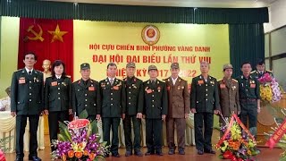 Hội CCB phường Vàng Danh: Đại hội Đại biểu lần thứ VIII nhiệm kỳ 2017-2022