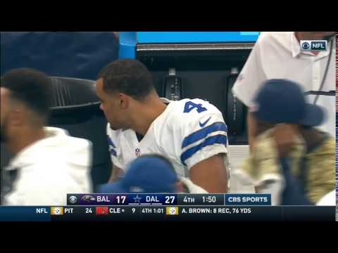 Video: Dak Prescott Makes Sure to Pick Up His Trash | Ravens vs. Cowboys | NFL